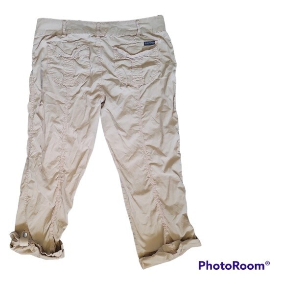 Sanctuary Tan Cargo Roll Up Cropped Pants - 29 - Picture 4 of 10